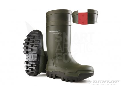 Rybářské holínky DUNLOP PUROFORT THERMO+ S5 zelené (-50°C)