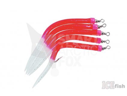 Cod tubes RF ICE fish fluo/red (5pcs)