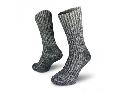 Ponožky NORTHMAN Perun Merino - Dark Grey
