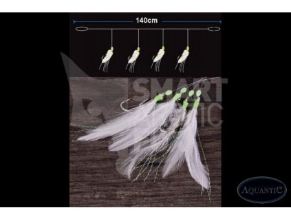 5311000 Aquantic White Feather Mackerel Rig #2/0