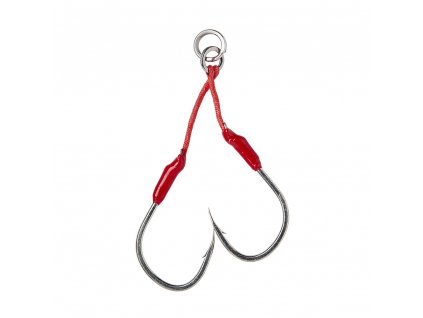 Přídavný dvojháček Savage Gear Bloody Twin Assist J Hooks