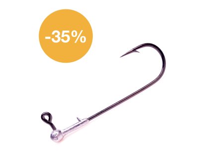 Jigová hlavička s prodlouženým háčkem