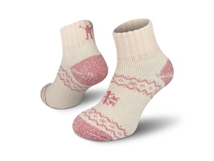 Ponožky NORTHMAN Arctic Home Merino - Pink
