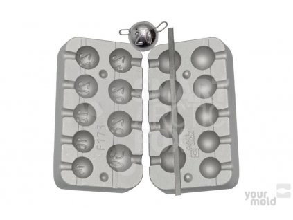 Forma na olovo F173 - čeburaška (14-30g)