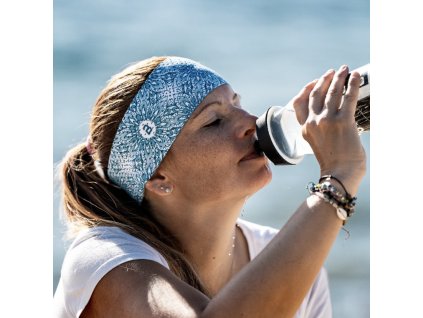 BOSA Air Mandala turquoise - sportovní čelenka