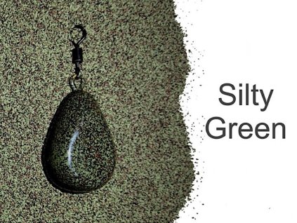 Gumová barva na barvení rybářských kaprových zátěží - Silty Green