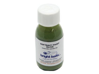 Bright Baits Olive – airbrush paint for soft lures