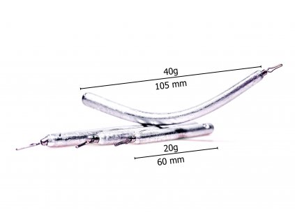 Zátěž na řeku SAF Drop Shot Long (5ks)