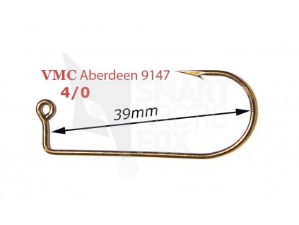 Jigové háčky VMC 9147 Aberdeen 4/0
