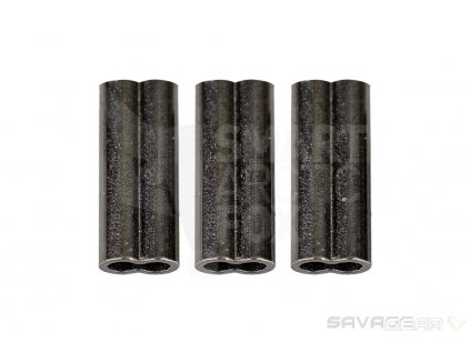 Krimpovací svorky Savage Gear Double Barrel Crimps 1.5mm 50ks