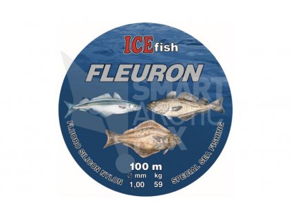 120280 Fluorocarbon ICE fish Fleuron 0.80mm 100m (38kg)