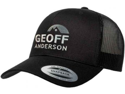 Kšiltovka Geoff Anderson s logem - černá