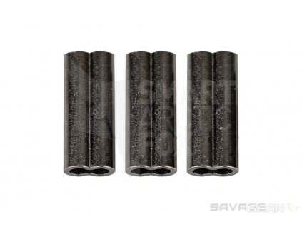Krimpovací svorky Savage Gear Double Barrel Crimps 1.0mm (50ks)