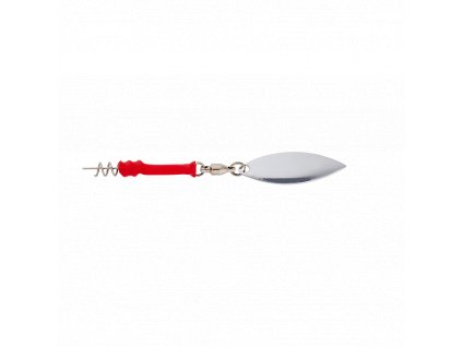 72287 - Savage Gear Screwin Spin Teaser Silver Red