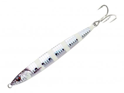 71291 - Savage Gear 3D Slim Jig Minnow Zebra Glow 80g