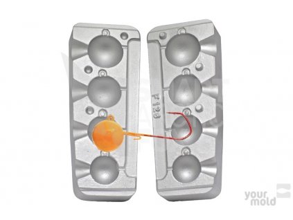 Forma na olovo F126 - jigová hlavička (45/60/80/100g)