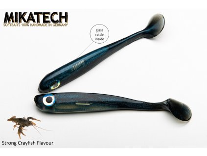 MIKATECH Real Shad 15 cm - Black Shiner
