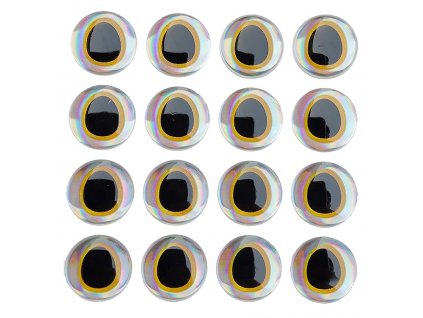 Holographic Silver - 3D Epoxy Fish Eyes