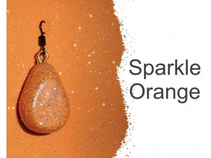 Gumová barva na olovo - Sparkle Orange