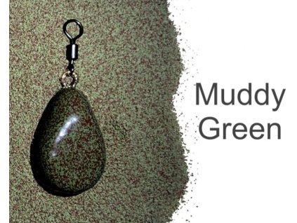 Gumová barva na olovo - Muddy Green