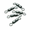 Kinetic Double Crane Swivel Black #1/0