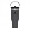 STANLEY Classic IceFlow Flip Straw Tumbler - Charcoal (880ml)