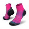 Ponožky NORTHMAN Run Silver Pro mid - Pink