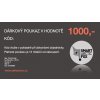 Dárkový poukaz v hodnotě 1000,- na rybářské potřeby