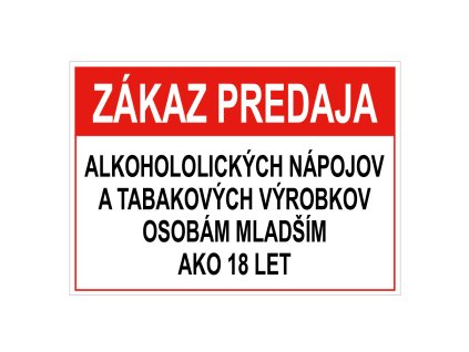 info zákaz predaja alkoholu SP Resort