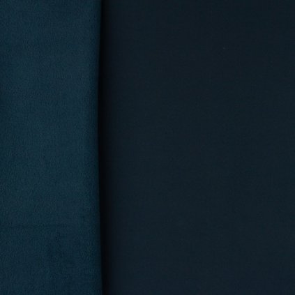 Metráž Softshell zimný Marine - tmavá modrá, sagata