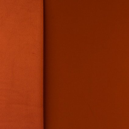 Metráž Softshell zimný Rust (hrdzavá), sagata