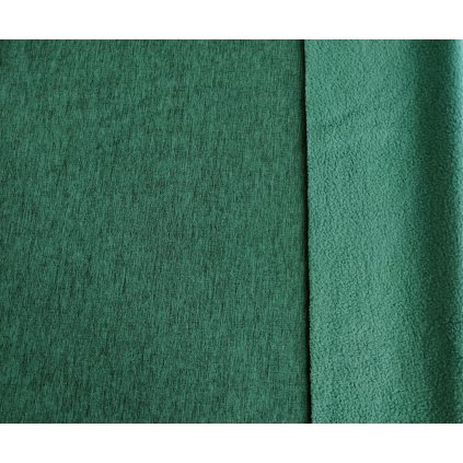 Metráž Softshell zimný Petrol melanž, sagata