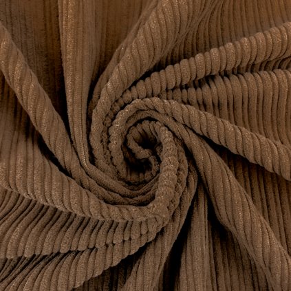 High Low Rib Cord Elasthan