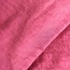 Látka 100% Mäkčený ľan ružová sagata