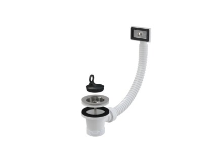 Výpusť dřezová 6/4" s nerez mříž.70 a flexi přepadem A331