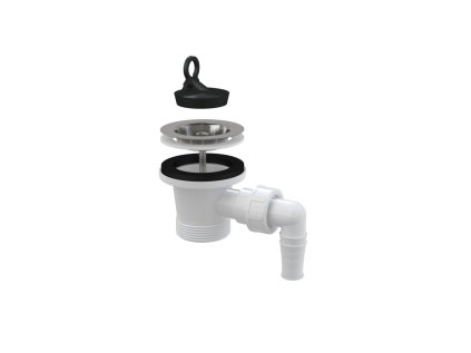 Výpusť dřezová 6/4" s nerezovou mřížkou 70mm a přípojkou A33P