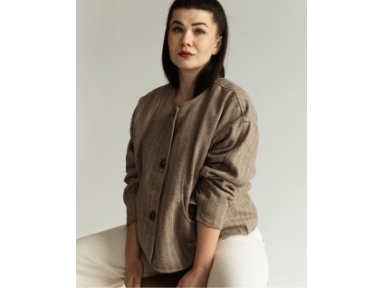 Sako z vlnenej zmesi