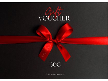 Black Red Bow Premium Gift Certificate 2