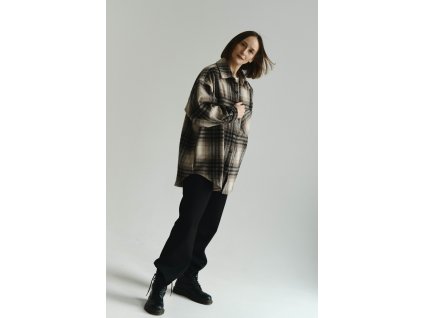 Vrchná károvaná košeľa