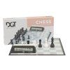 9344 7 dgt chess box with clock with giftbox