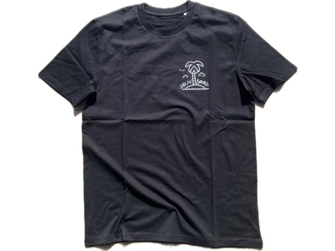 Sailin' Palm T-shirt Black/White