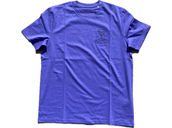 Sailin' Palm T-shirt Violet/Black