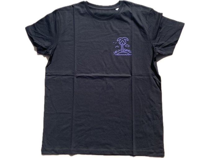 Sailin' Palm T-shirt Black/Violet