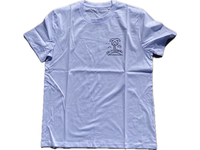 Sailin' Palm T-shirt White/Black
