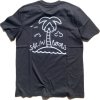 Sailin' Palm T-shirt Black/White