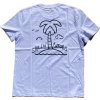Sailin' Palm T-shirt White/Black