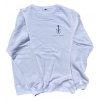 Sailin' anchor sweatshirt white front