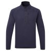 Navy Knit Fleece 1 4 Zip Top 1500