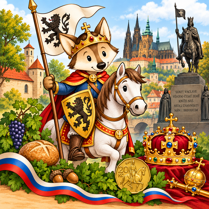 Svatý Václav a Den české státnosti: příběh, tradice a zajímavosti pro děti