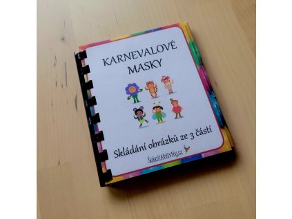 KARNEVALOVÉ MASKY - skládání obrázků